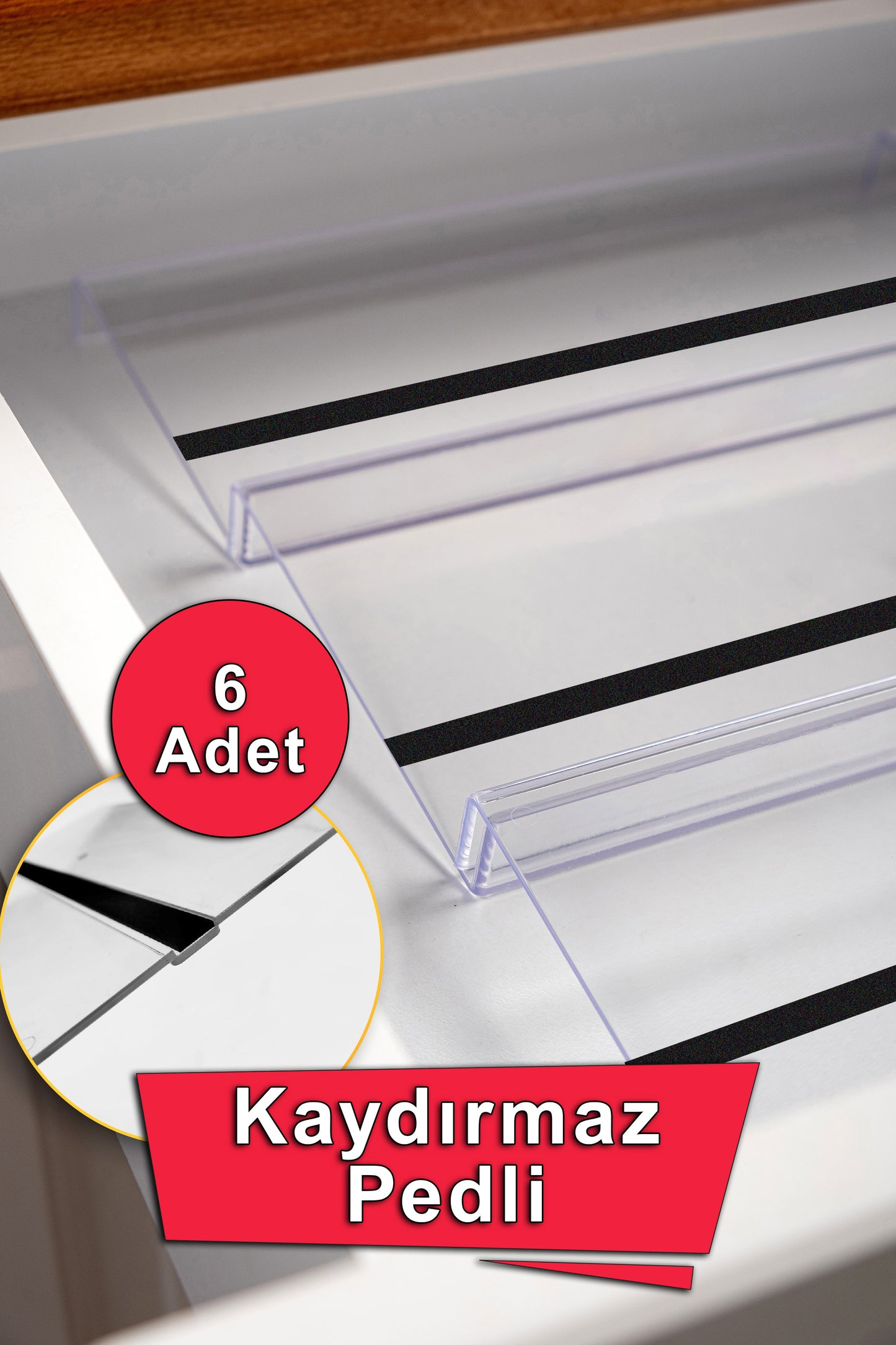 Şeffaf Pleksi Standlı 36'lı Cam Baharatlık, Fırça, Hunili Set
